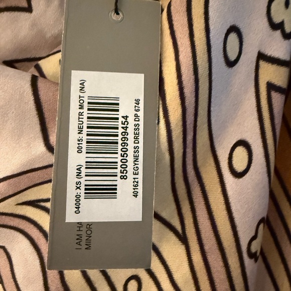 Sequin Embellished Backless Gold and Silver Gown - Picture 5 of 6